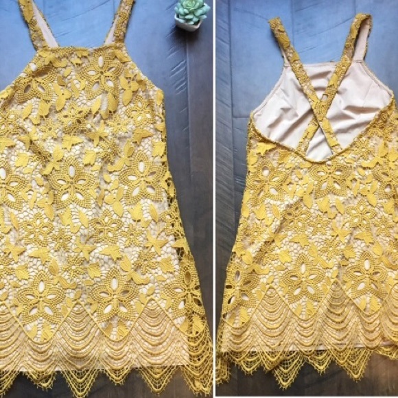 Wayf Orleans Lace Mini Dress - Picture 4 of 7